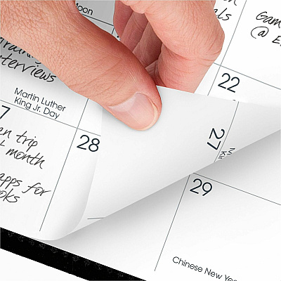 At-A-Glance Monthly Planner, Black, Pocket, 3 1/2" x 6" (7006405)