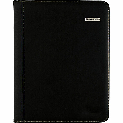 AT-A-GLANCE Executive Monthly Padfolio, 11 x 9, Black Cover, 13-Month: Jan 2026 to Jan 2027 (7029005)