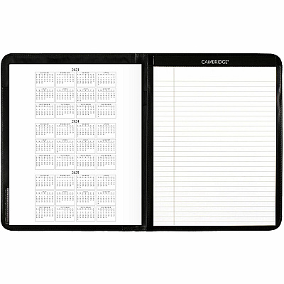 AT-A-GLANCE Executive Monthly Padfolio, 11 x 9, Black Cover, 13-Month: Jan 2026 to Jan 2027 (7029005)