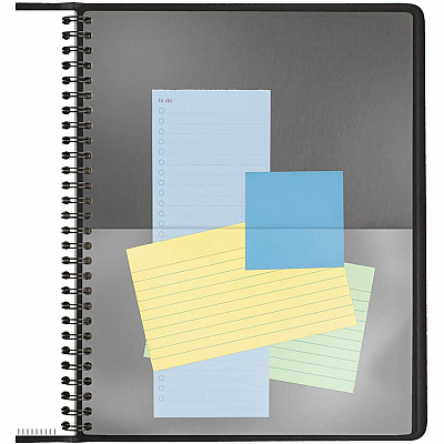 AT-A-GLANCE Weekly Planner Ruled for Open Scheduling, 8.75 x 6.75, Black Cover, 12-Month (Jan to Dec): 2026 (7085505)