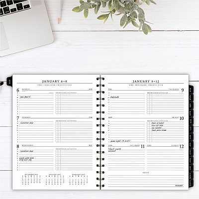 AT-A-GLANCE Executive Weekly/Monthly Planner Refill with Hourly Appointments, 8.75 x 6.88, White Sheets, 12-Month (Jan to Dec): 2026 (7090810)
