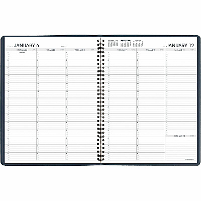 AT-A-GLANCE Weekly Appointment Book, 11 x 8.25, Navy Cover, 13-Month: Jan 2026 to Jan 2027 (7095020)