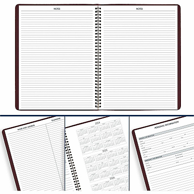AT-A-GLANCE Weekly Appointment Book, 11 x 8.25, Winestone Cover, 13-Month: Jan 2026 to Jan 2027 (7095050)