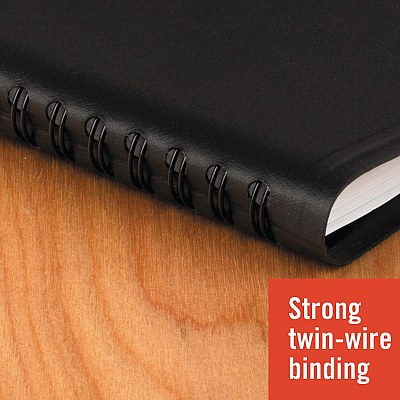 AT-A-GLANCE Weekly Appointment Book, 11 x 8.25, Black Cover, 14-Month: July 2025 to Aug 2026 (7095705)