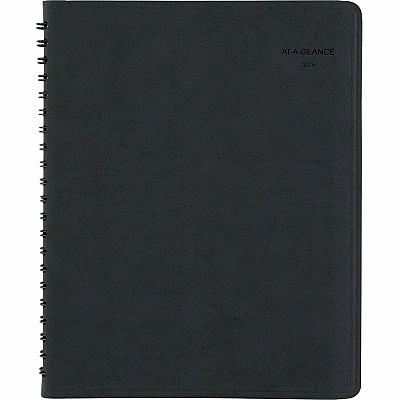 AT-A-GLANCE The Action Planner Weekly Appointment Book, 11 x 8, Black Cover, 12-Month (Jan to Dec): 2026 (70EP0105)