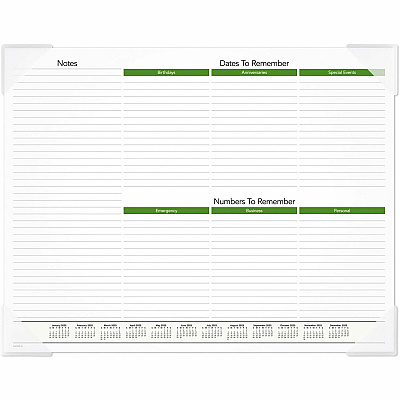 AT-A-GLANCE Puppies Monthly Desk Pad Calendar, Puppies Photography, 22 x 17, White Sheets, Clear Corners, 12-Month (Jan to Dec): 2026 (DMD16632)