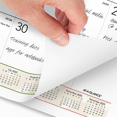 AT-A-GLANCE Puppies Monthly Wall Calendar, Puppies Photography, 15.5 x 22.75, White/Multicolor Sheets, 12-Month (Jan to Dec): 2026 (DMW16728)