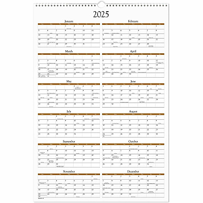 AT-A-GLANCE Scenic Monthly Wall Calendar, Landscape Photography, 15.5 x 22.75, White/Multicolor Sheets, 12-Month (Jan-Dec): 2026 (DMW20128)