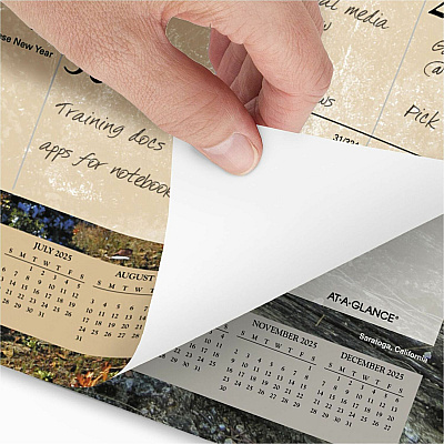 AT-A-GLANCE Scenic Monthly Wall Calendar, Landscape Photography, 15.5 x 22.75, White/Multicolor Sheets, 12-Month (Jan-Dec): 2026 (DMW20128)