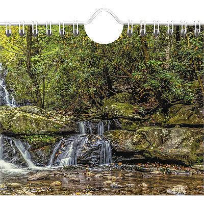 AT-A-GLANCE Scenic Three-Month Wall Calendar, Landscape Photography, 12 x 27, White Sheets, 14-Month: Dec 2025 to Jan 2027 (DMW50328)