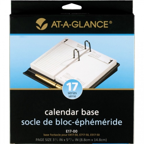 AT-A-GLANCE 17-Style Loose Leaf Desk Calendar Base (E1700)
