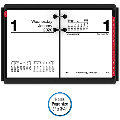 AT-A-GLANCE Loose Leaf Plastic Calendar Base (AAGE1900)