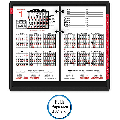 AT-A-GLANCE 21-Style 2-ring Desk Calendar Base (AAGE2100)