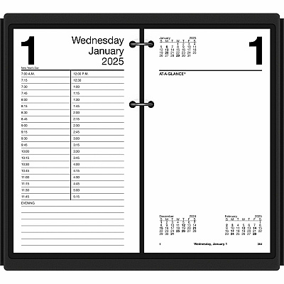 AT-A-GLANCE Large Desk Calendar Refill, 4.5 x 8, White Sheets, 12-Month (Jan to Dec): 2026 (E21050)