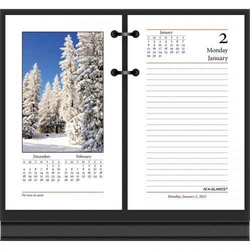 AT-A-GLANCE Photographic Desk Calendar Refill (E41750)