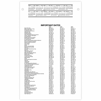 At-A-Glance Pad Style Desk Pad Calendar Refill (E45850)
