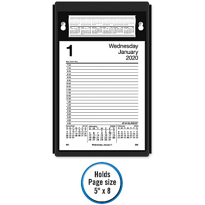 AT-A-GLANCE E58 Pad-Style Desk Calendar Base (AAGE5800)
