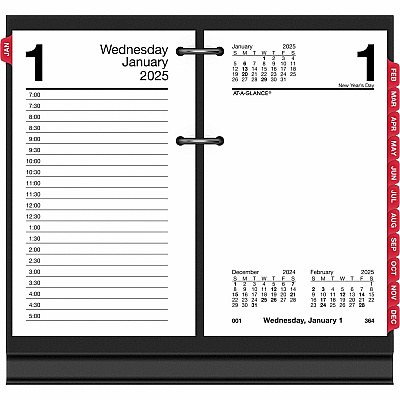 At-A-Glance Loose-Leaf Desk Calendar Refill withTabs (E717T50)