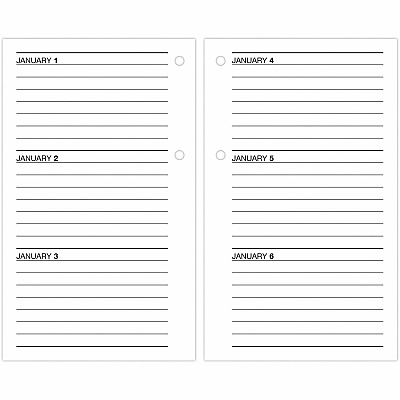 At-A-Glance Loose-Leaf Desk Calendar Refill withTabs (E717T50)