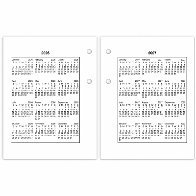 At-A-Glance Loose-Leaf Desk Calendar Refill (E91950)