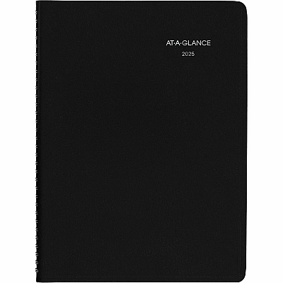 AT-A-GLANCE DayMinder Weekly Appointment Book, Vertical-Column Format, 11 x 8, Black Cover, 12-Month (Jan to Dec): 2026 (G52000)