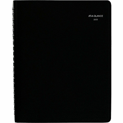 AT-A-GLANCE DayMinder Four-Person Group Daily Appointment Book, 11 x 8, Black Cover, 12-Month (Jan to Dec): 2026 (G56000)