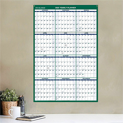 At-A-Glance Vertical Reversible Erasable Wall Calendar (PM21028)
