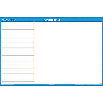 AT-A-GLANCE Horizontal Reversible/Erasable Wall Planner, 48 x 32, White/Blue Sheets, 12-Month (Jan to Dec): 2026 (PM30028)