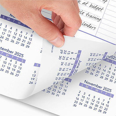 AT-A-GLANCE Monthly Wall Calendar with Ruled Daily Blocks, 15.5 x 22.75, White Sheets, 12-Month (Jan to Dec): 2026 (PM328)