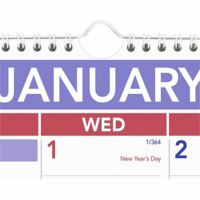 AT-A-GLANCE Two-Month Wall Calendar, 22 x 29, White/Blue/Red Sheets, 12-Month (Jan to Dec): 2026 (PM928)