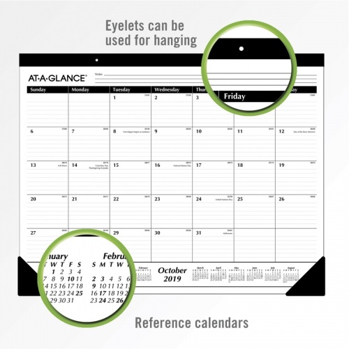 AT-A-GLANCE 16-Month Monthly Desk Pad (SK241600)