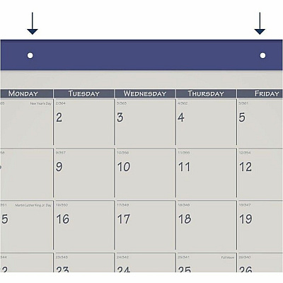 At-A-Glance Fashion Color Monthly Desk Pad, Standard, 21 3/4" x 17" (SK2517)