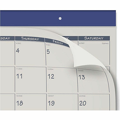 At-A-Glance Fashion Color Monthly Desk Pad, Standard, 21 3/4" x 17" (SK2517)