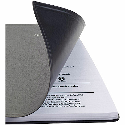 AT-A-GLANCE DayMinder Daily Appointment Book, 8 x 5, Black Cover, 12-Month (Jan to Dec): 2026 (SK4600)