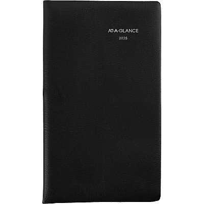 AT-A-GLANCE DayMinder Pocket-Sized Monthly Planner, Unruled Blocks, 6 x 3.5, Black Cover, 14-Month: Dec 2025 to Jan 2027 (SK5300)