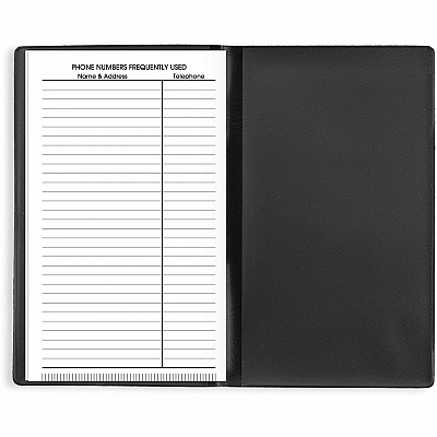 AT-A-GLANCE DayMinder Pocket-Sized Monthly Planner, Unruled Blocks, 6 x 3.5, Black Cover, 14-Month: Dec 2025 to Jan 2027 (SK5300)