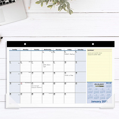 At-A-Glance QuickNotes Compact Monthly Desk Pad Calendar (SK71000)