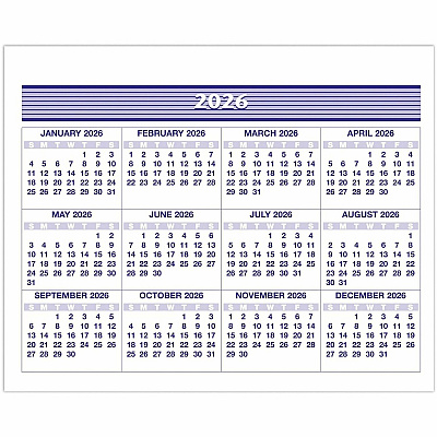 AT-A-GLANCE Flip-A-Week Desk Calendar and Base, 7 x 5.5, White Sheets, 12-Month (Jan to Dec): 2026 (SW700X00)