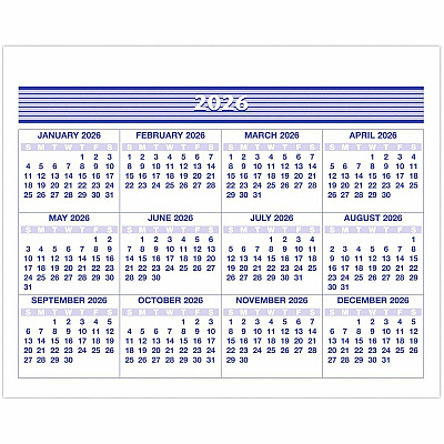AT-A-GLANCE Flip-A-Week Desk Calendar Refill, 7 x 6, White Sheets, 12-Month (Jan to Dec): 2026 (SW705X50)
