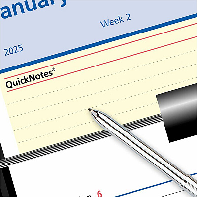 AT-A-GLANCE Flip-A-Week Desk Calendar Refill with QuickNotes, 7 x 6, White Sheets, 12-Month (Jan to Dec): 2026 (SW70650)