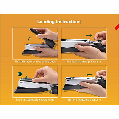 Bostitch InPower Spring-Powered Antimicrobial Desktop Stapler (ACI1110)
