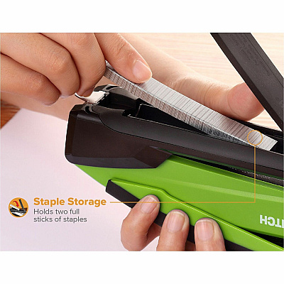 Bostitch InPower Spring-Powered Antimicrobial Desktop Stapler (ACI1123)