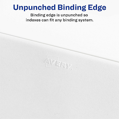 Avery Individual Legal Exhibit Dividers - Avery Style (AVE01016)