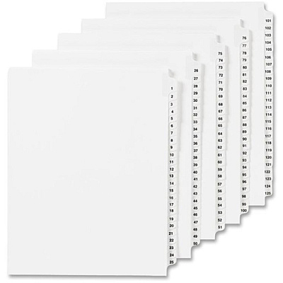 Avery Individual Legal Exhibit Dividers - Avery Style (AVE01020)