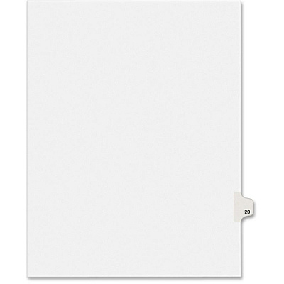 Avery Individual Legal Exhibit Dividers - Avery Style (AVE01020)