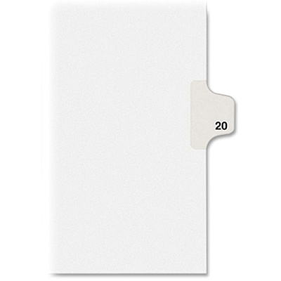 Avery Individual Legal Exhibit Dividers - Avery Style (AVE01020)