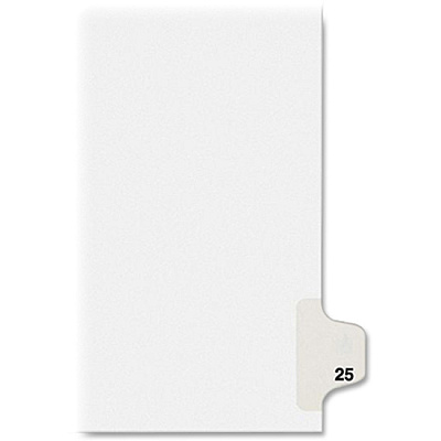 Avery Individual Legal Exhibit Dividers - Avery Style (AVE01025)