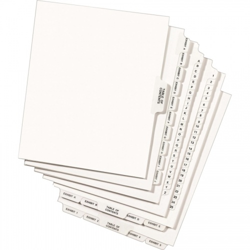 Avery Standard Collated Legal Exhibit Divider Sets - Avery Style (01400)