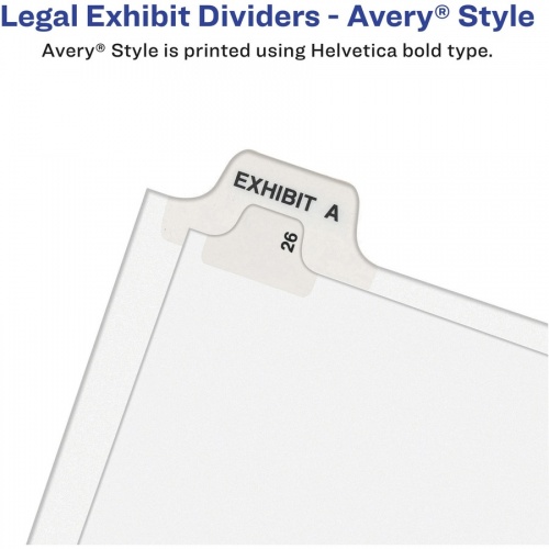 Avery Individual Legal Exhibit Dividers - Avery Style (01404)