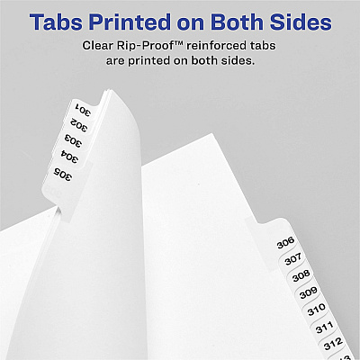 Avery Individual Legal Exhibit Dividers - Avery Style (AVE01405)